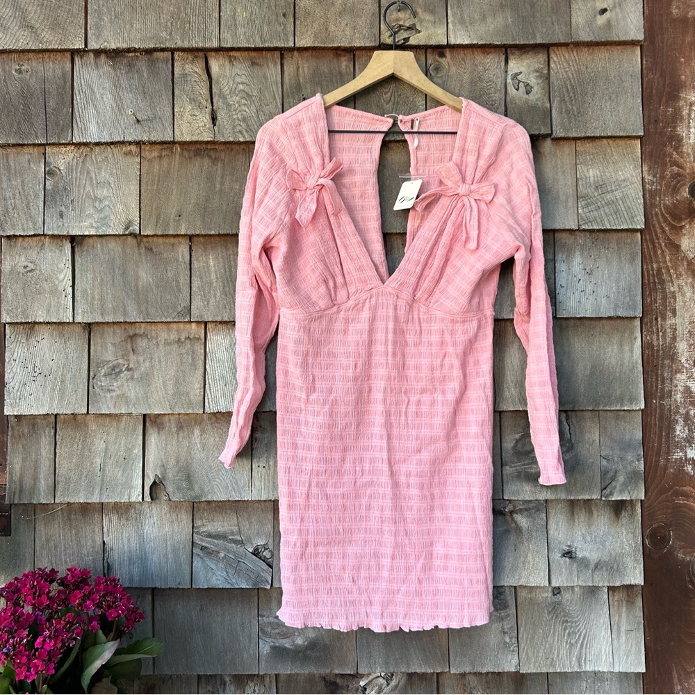 Free People Sweetheart Pink Mini Dress